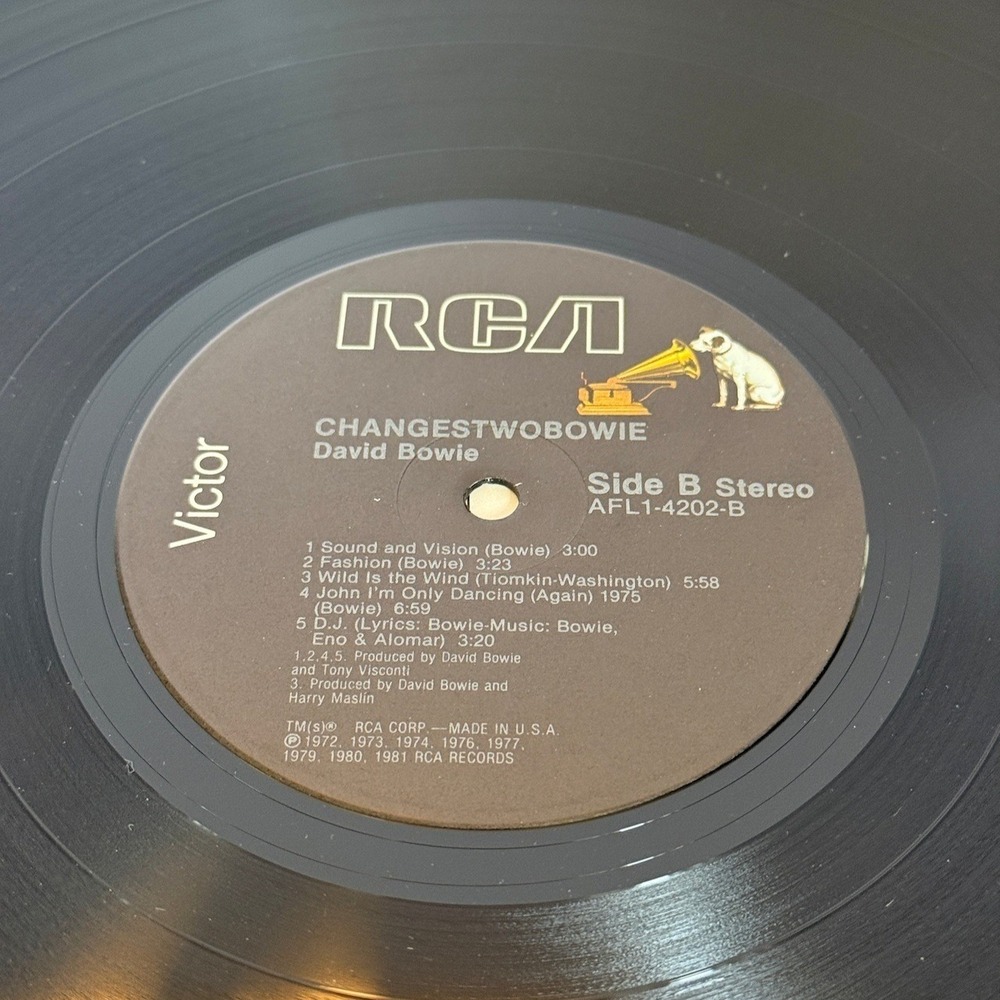David Bowie - Changestwobowie LP 1981 RCA Compilation Vinyl - Picture 6 of 6
